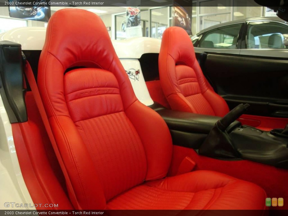 Torch Red Interior Photo for the 2003 Chevrolet Corvette Convertible #12161020