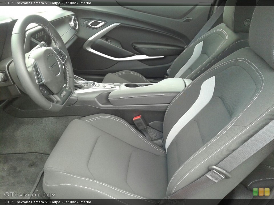 Jet Black Interior Front Seat for the 2017 Chevrolet Camaro SS Coupe #121611897