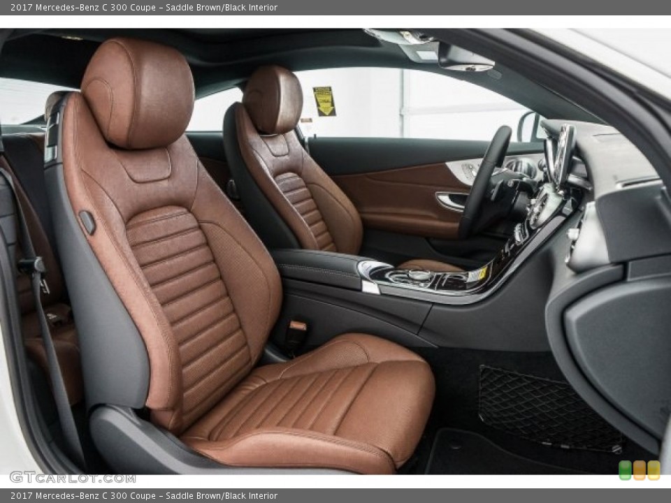 Saddle Brown/Black Interior Photo for the 2017 Mercedes-Benz C 300 Coupe #121615155