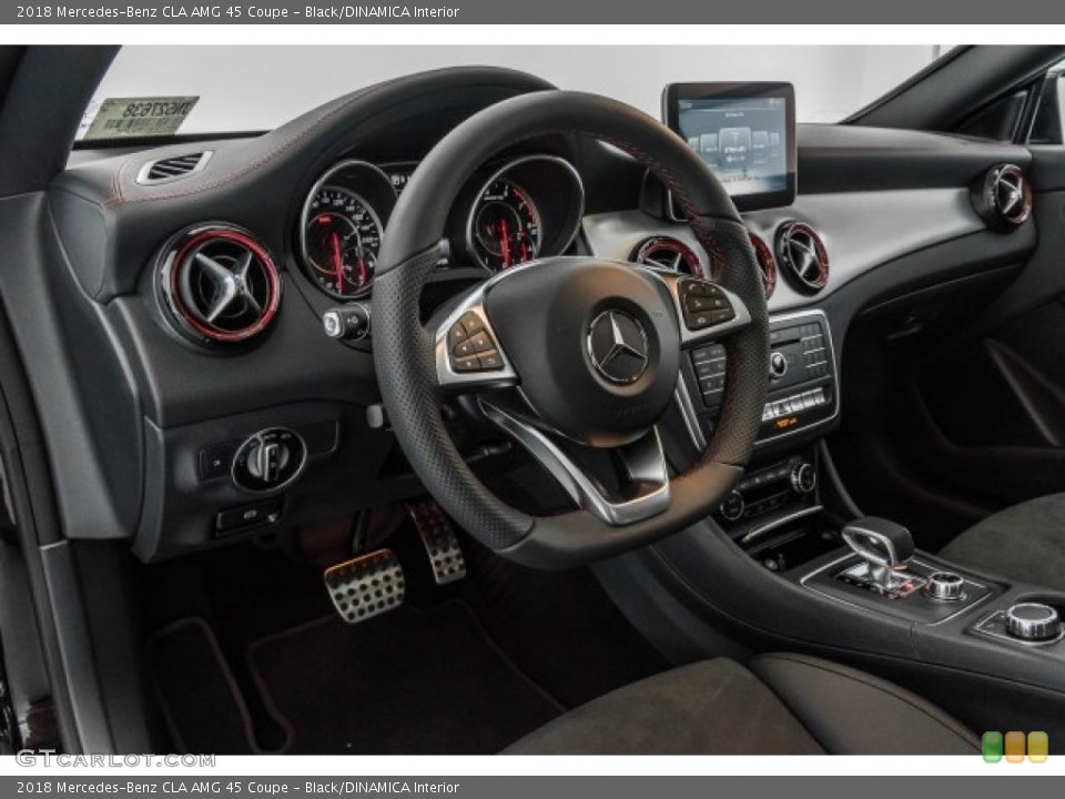 Black/DINAMICA Interior Dashboard for the 2018 Mercedes-Benz CLA AMG 45 Coupe #121620533