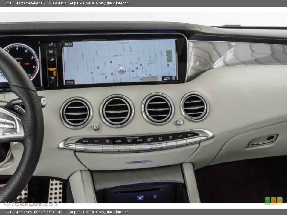 Crystal Grey/Black Interior Controls for the 2017 Mercedes-Benz S 550 4Matic Coupe #121627497