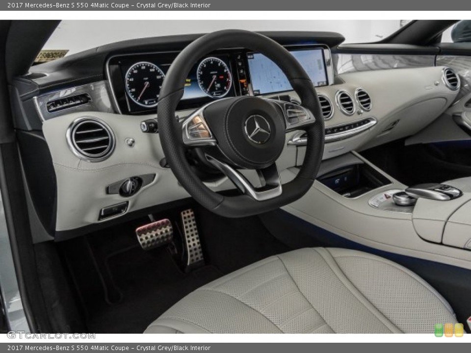 Crystal Grey/Black Interior Dashboard for the 2017 Mercedes-Benz S 550 4Matic Coupe #121627512