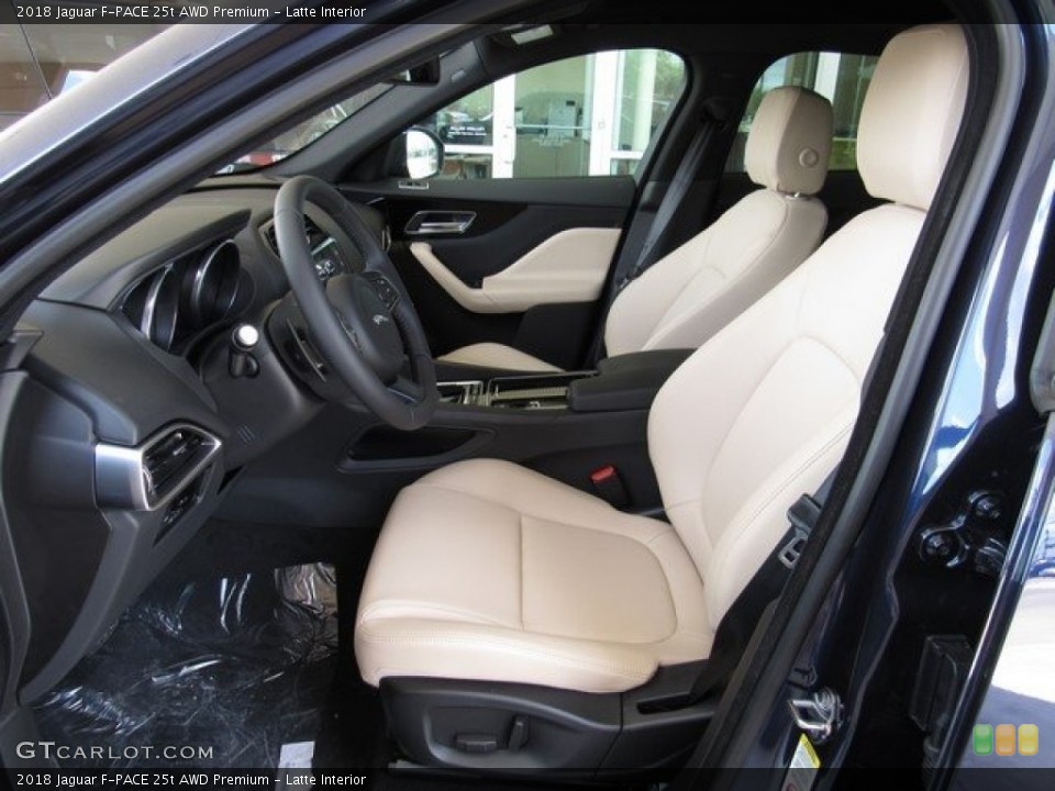 Latte Interior Photo for the 2018 Jaguar F-PACE 25t AWD Premium #121628190