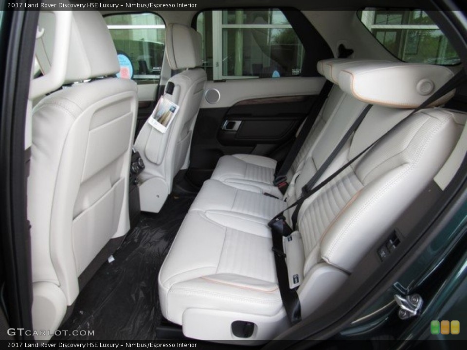 Nimbus/Espresso Interior Rear Seat for the 2017 Land Rover Discovery HSE Luxury #121629964