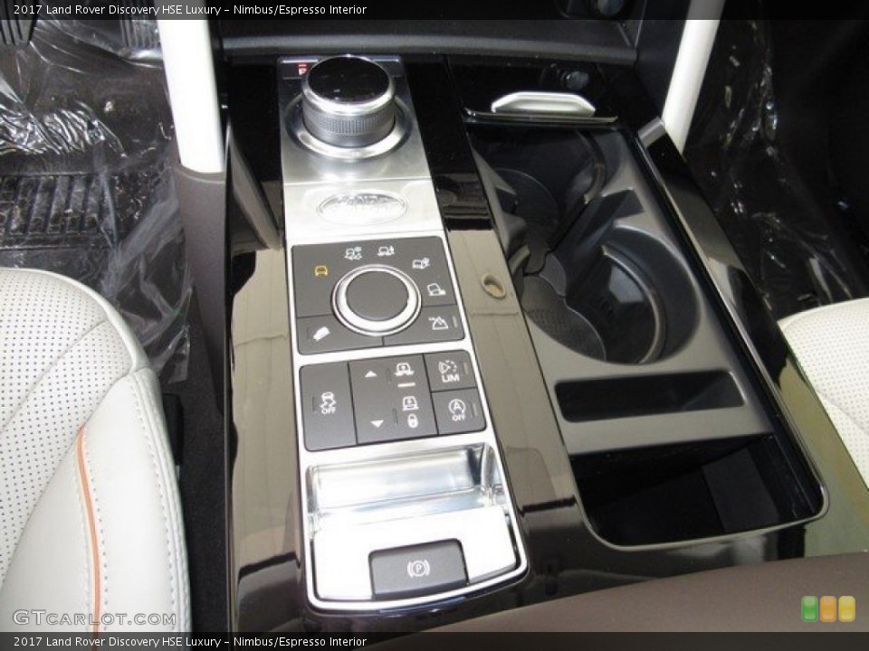 Nimbus/Espresso Interior Controls for the 2017 Land Rover Discovery HSE Luxury #121630167