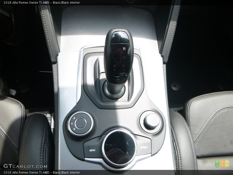 Black/Black Interior Transmission for the 2018 Alfa Romeo Stelvio Ti AWD #121632084