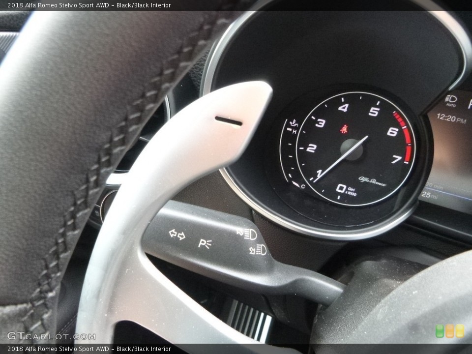 Black/Black Interior Transmission for the 2018 Alfa Romeo Stelvio Sport AWD #121632819