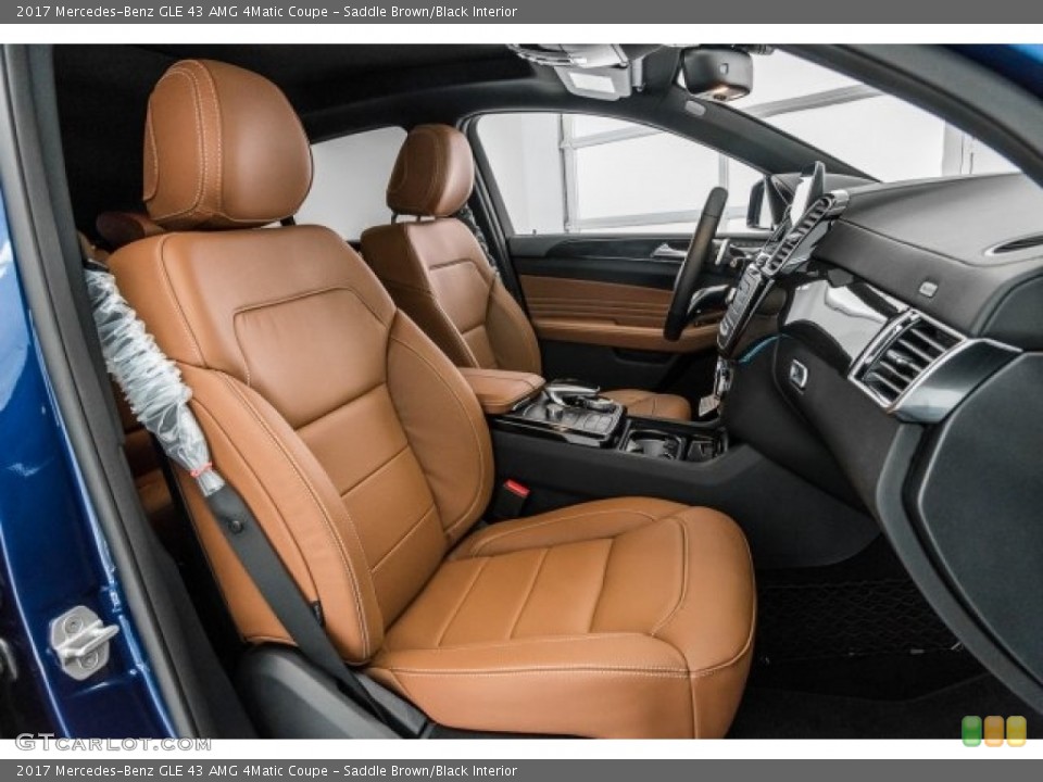 Saddle Brown/Black 2017 Mercedes-Benz GLE Interiors