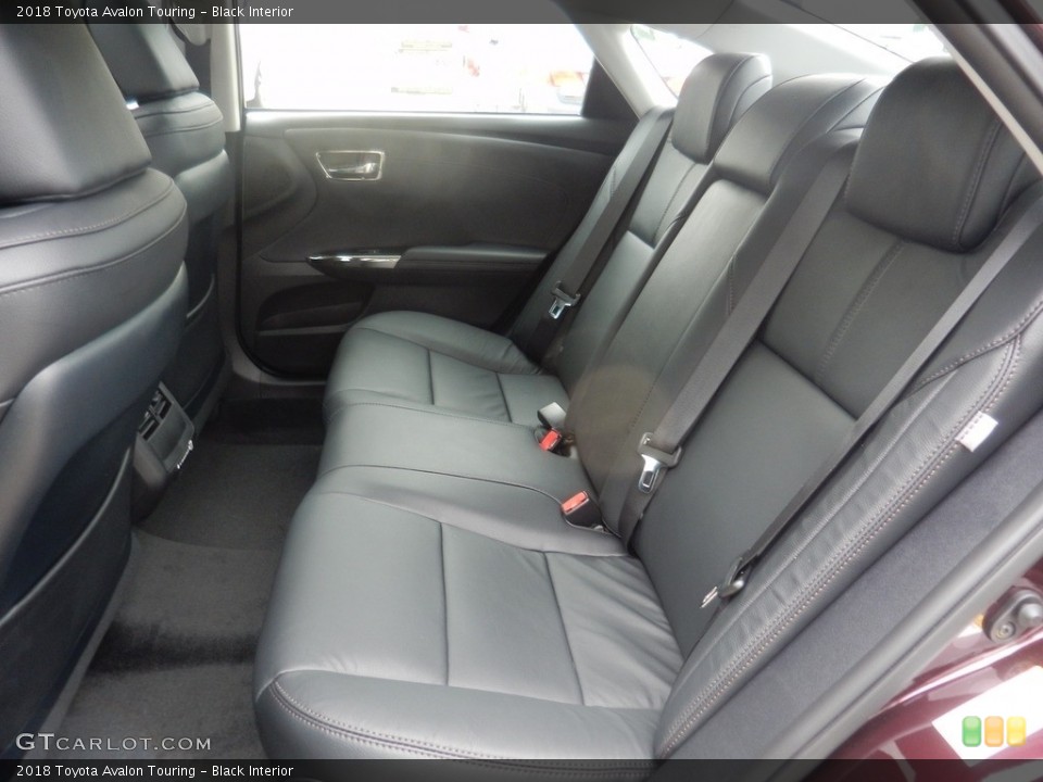 Black Interior Rear Seat for the 2018 Toyota Avalon Touring #121640322