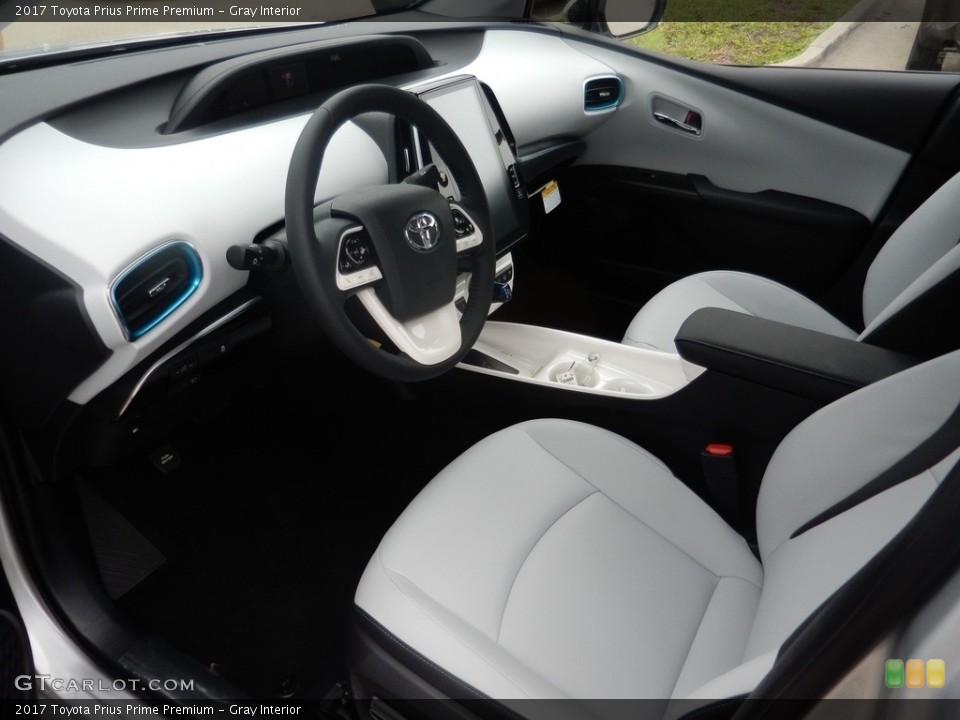 Gray Interior Photo for the 2017 Toyota Prius Prime Premium #121641798