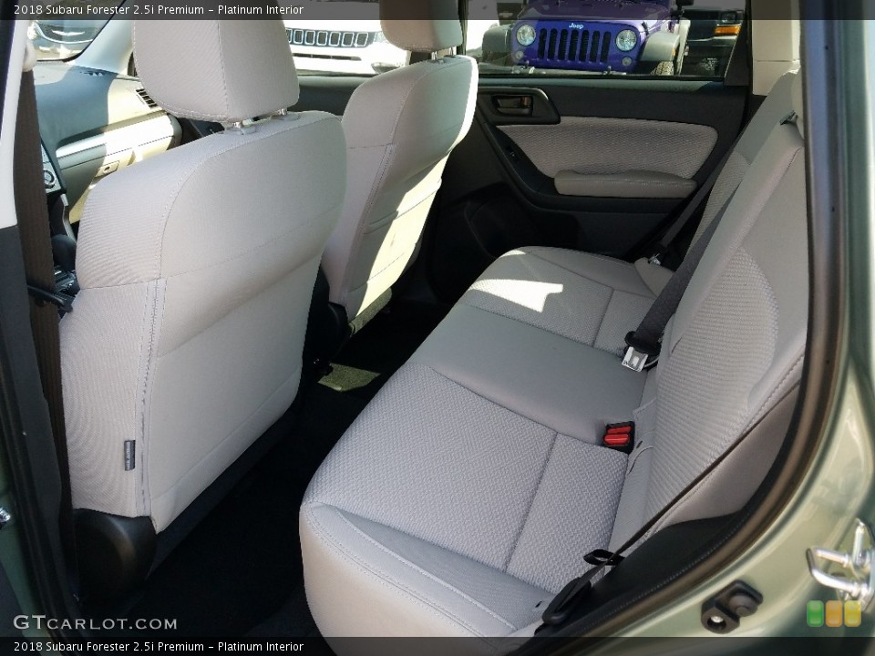 Platinum Interior Rear Seat for the 2018 Subaru Forester 2.5i Premium #121650396