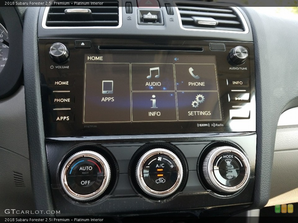 Platinum Interior Controls for the 2018 Subaru Forester 2.5i Premium #121650408