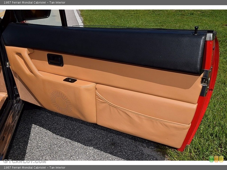 Tan Interior Door Panel for the 1987 Ferrari Mondial Cabriolet #121654737