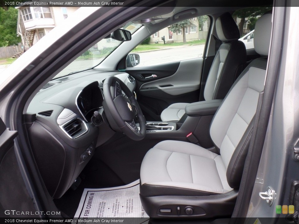 Medium Ash Gray Interior Photo for the 2018 Chevrolet Equinox Premier AWD #121664734