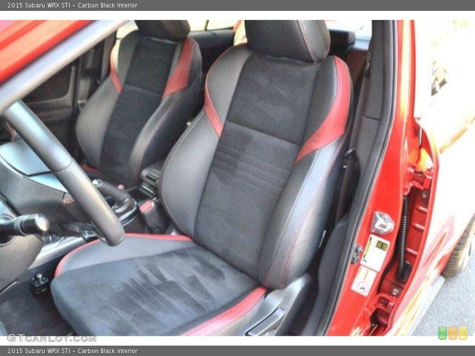 Carbon Black Interior Front Seat for the 2015 Subaru WRX STI #121678209