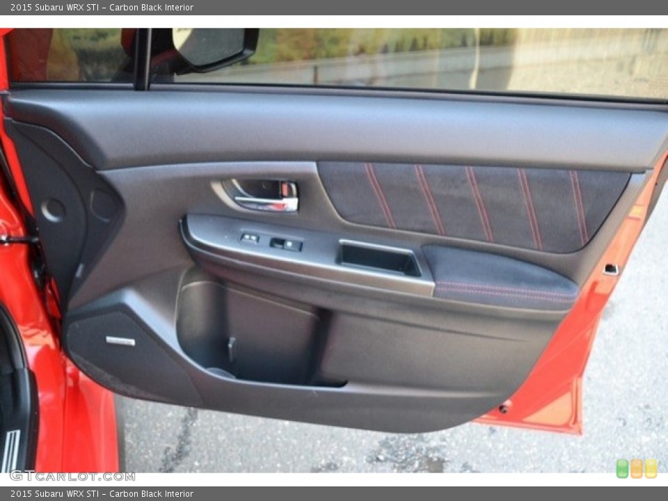 Carbon Black Interior Door Panel for the 2015 Subaru WRX STI #121678395
