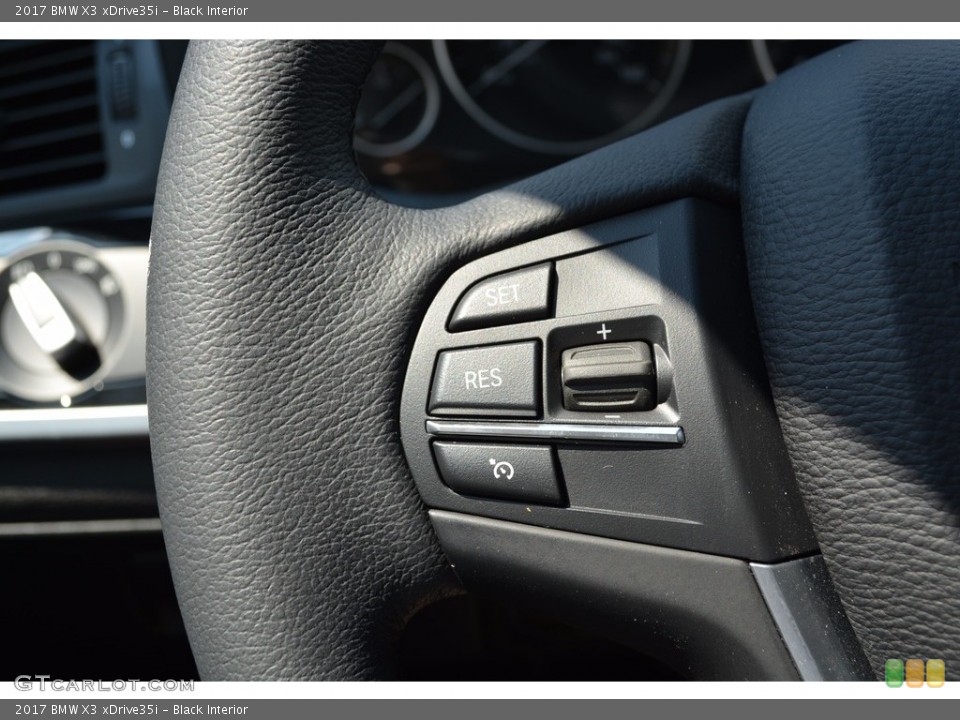 Black Interior Controls for the 2017 BMW X3 xDrive35i #121690070