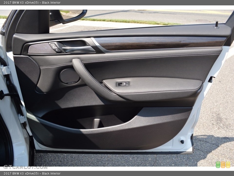 Black Interior Door Panel for the 2017 BMW X3 xDrive35i #121690218