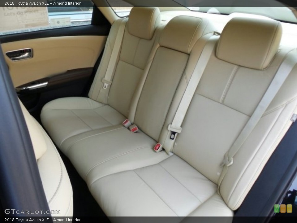 Almond Interior Rear Seat for the 2018 Toyota Avalon XLE #121691424