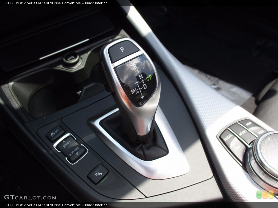 Black Interior Transmission for the 2017 BMW 2 Series M240i xDrive Convertible #121691444