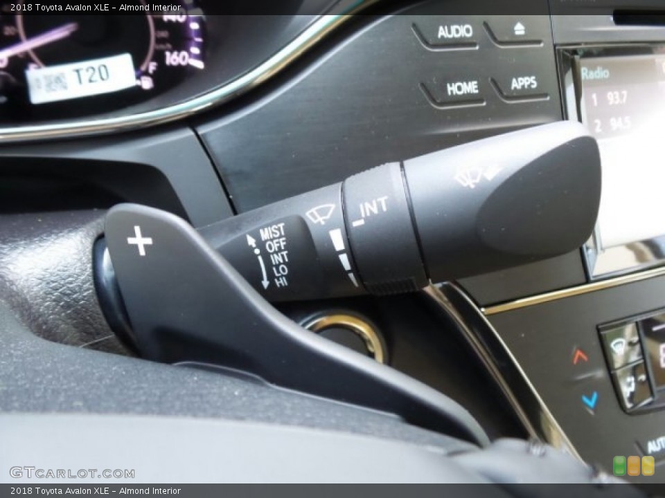Almond Interior Controls for the 2018 Toyota Avalon XLE #121691693