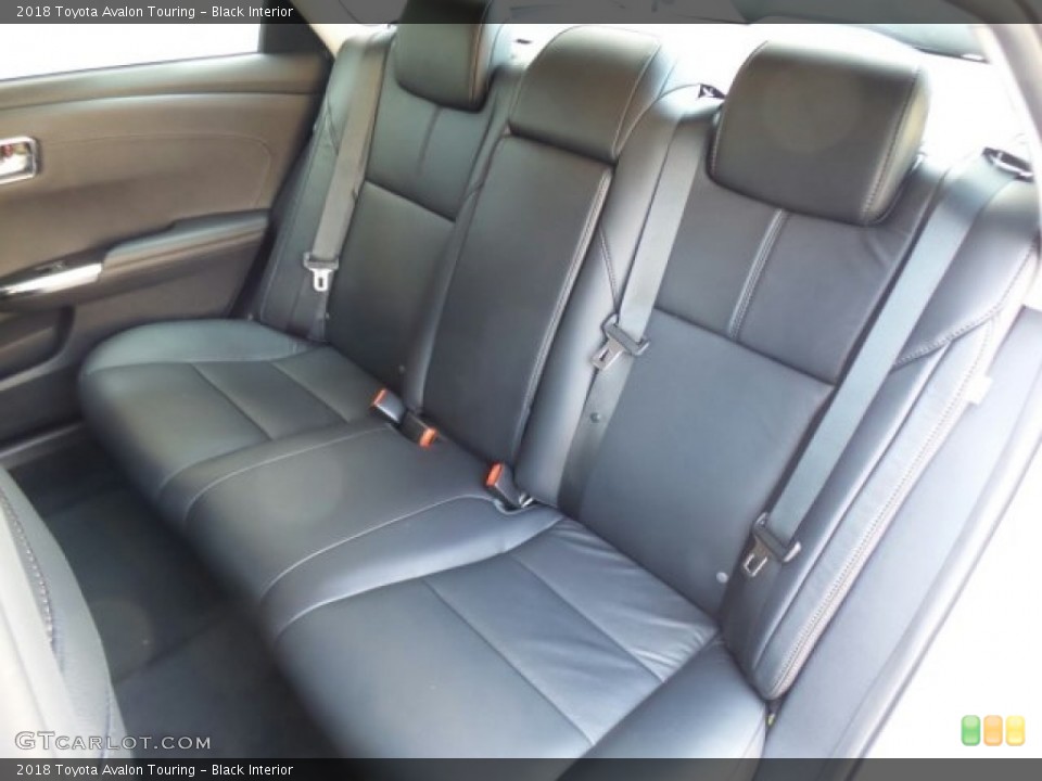 Black Interior Rear Seat for the 2018 Toyota Avalon Touring #121691954