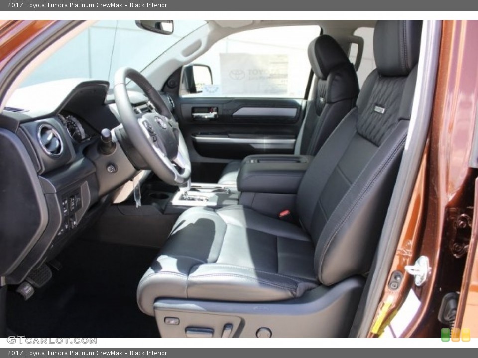 Black Interior Front Seat for the 2017 Toyota Tundra Platinum CrewMax #121743562