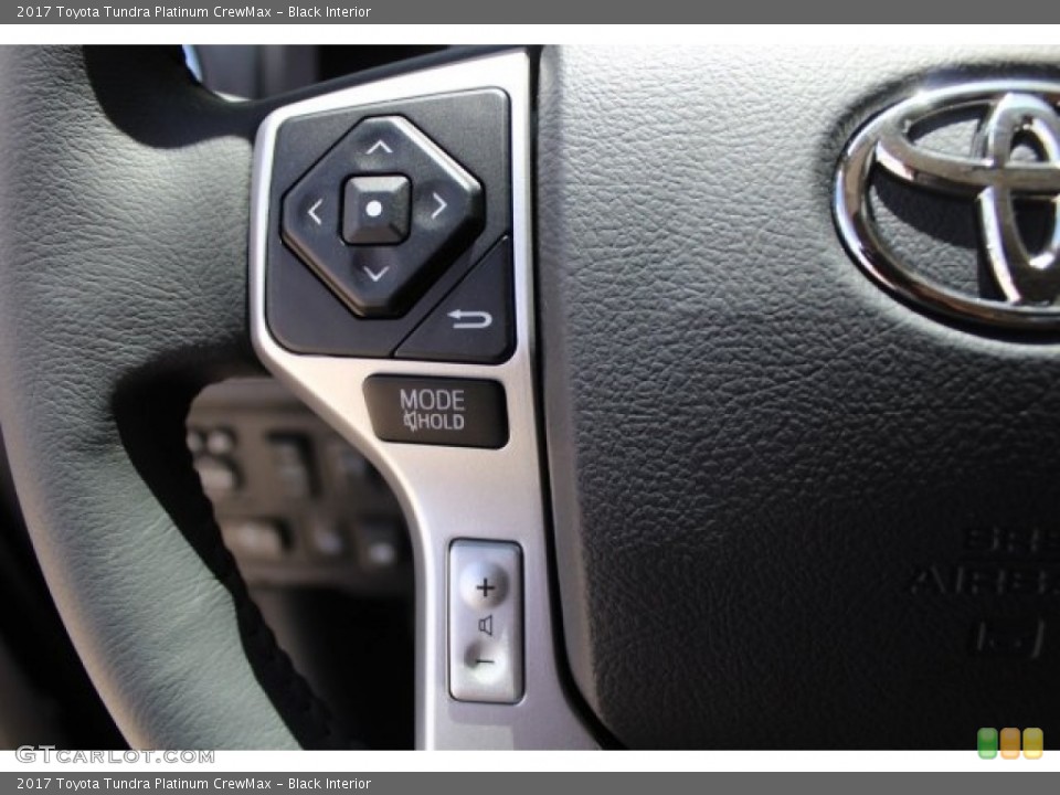 Black Interior Controls for the 2017 Toyota Tundra Platinum CrewMax #121743700