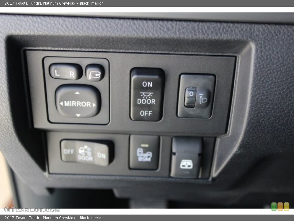 Black Interior Controls for the 2017 Toyota Tundra Platinum CrewMax #121743757