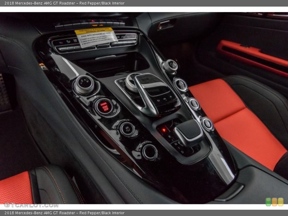 Red Pepper/Black Interior Transmission for the 2018 Mercedes-Benz AMG GT Roadster #121745344