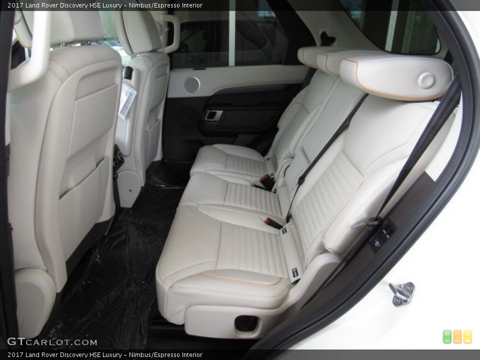 Nimbus/Espresso 2017 Land Rover Discovery Interiors