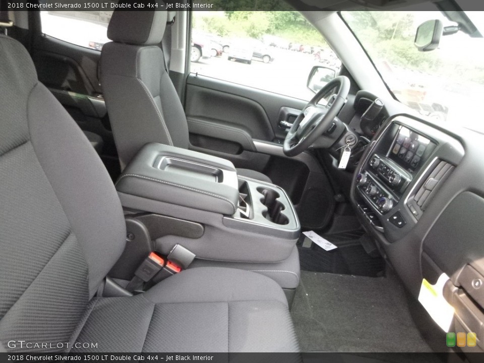Jet Black Interior Photo for the 2018 Chevrolet Silverado 1500 LT Double Cab 4x4 #121749622