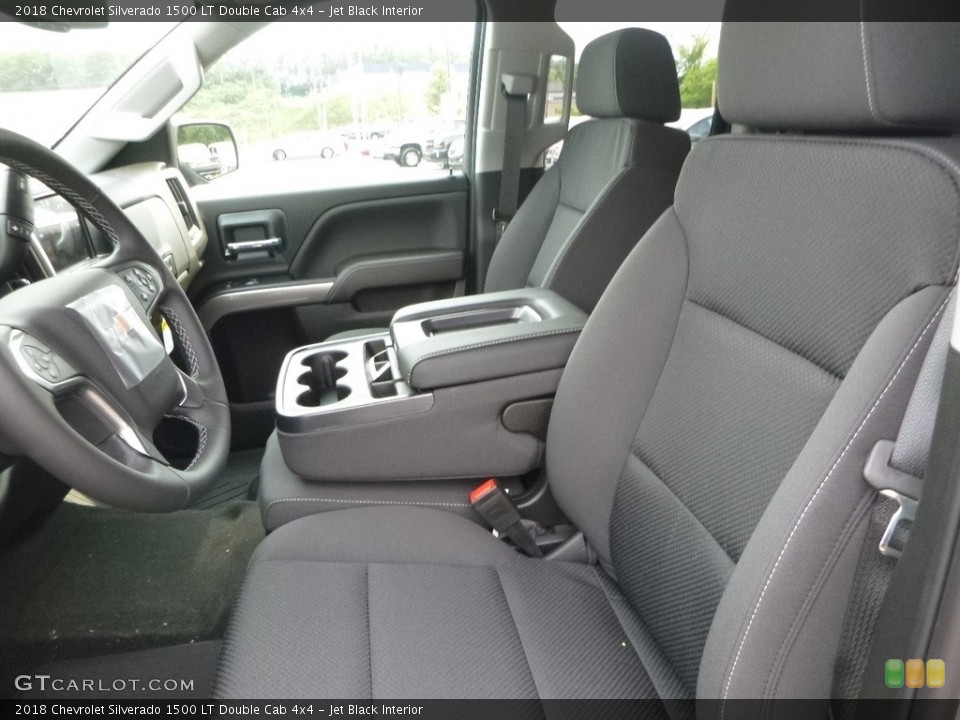 Jet Black Interior Front Seat for the 2018 Chevrolet Silverado 1500 LT Double Cab 4x4 #121749775