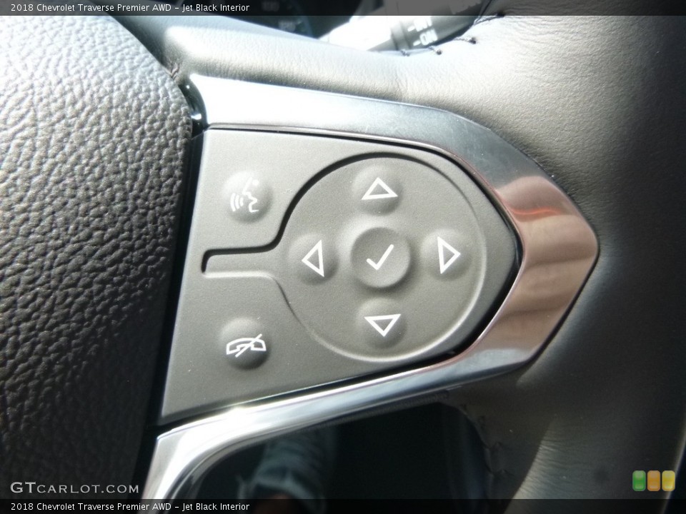 Jet Black Interior Controls for the 2018 Chevrolet Traverse Premier AWD #121750858