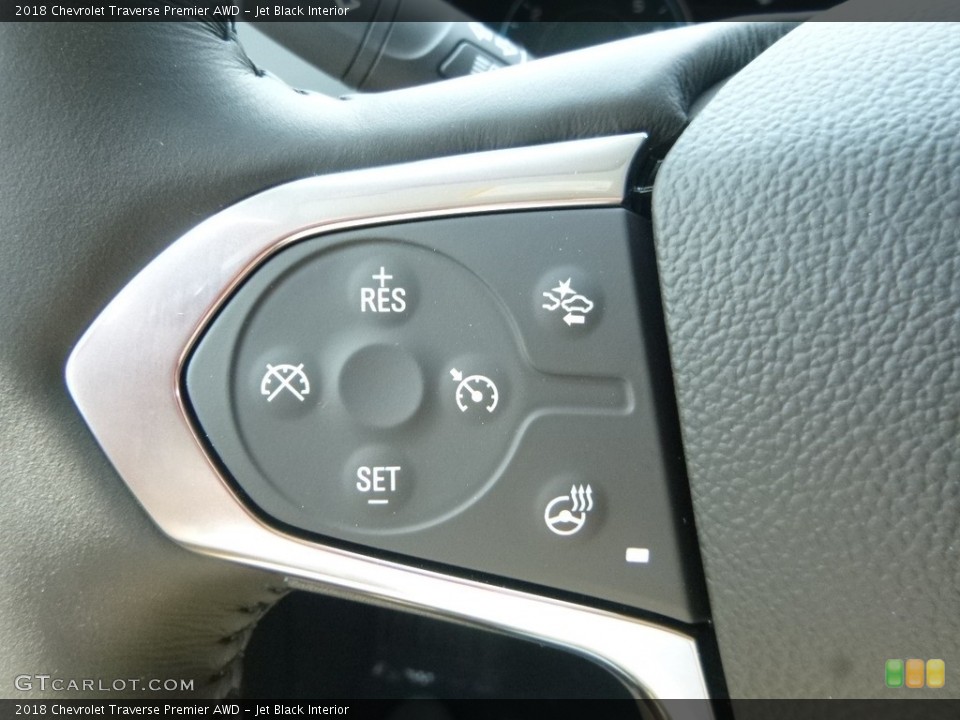 Jet Black Interior Controls for the 2018 Chevrolet Traverse Premier AWD #121750885