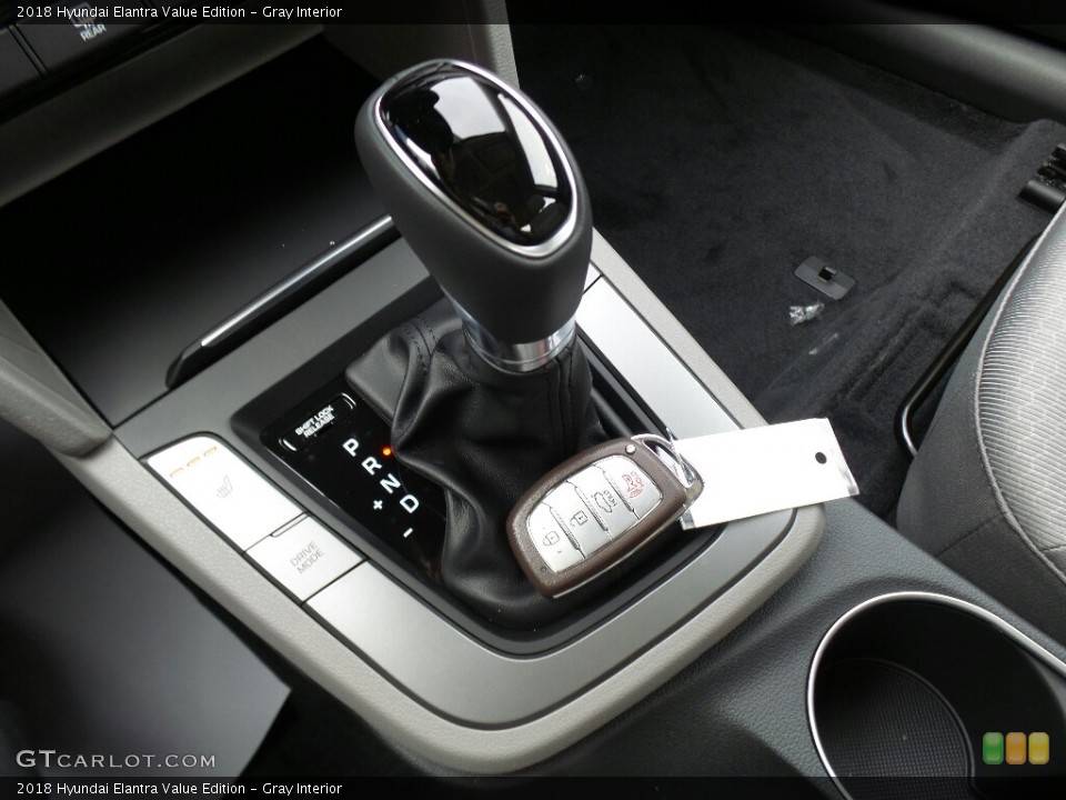 Gray Interior Transmission for the 2018 Hyundai Elantra Value Edition #121753069