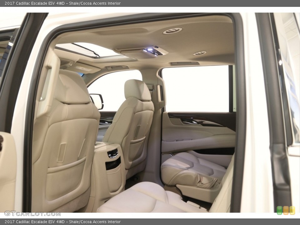 Shale/Cocoa Accents Interior Rear Seat for the 2017 Cadillac Escalade ESV 4WD #121755253