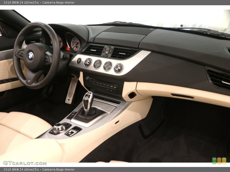 Canberra Beige Interior Dashboard for the 2016 BMW Z4 sDrive35is #121757758