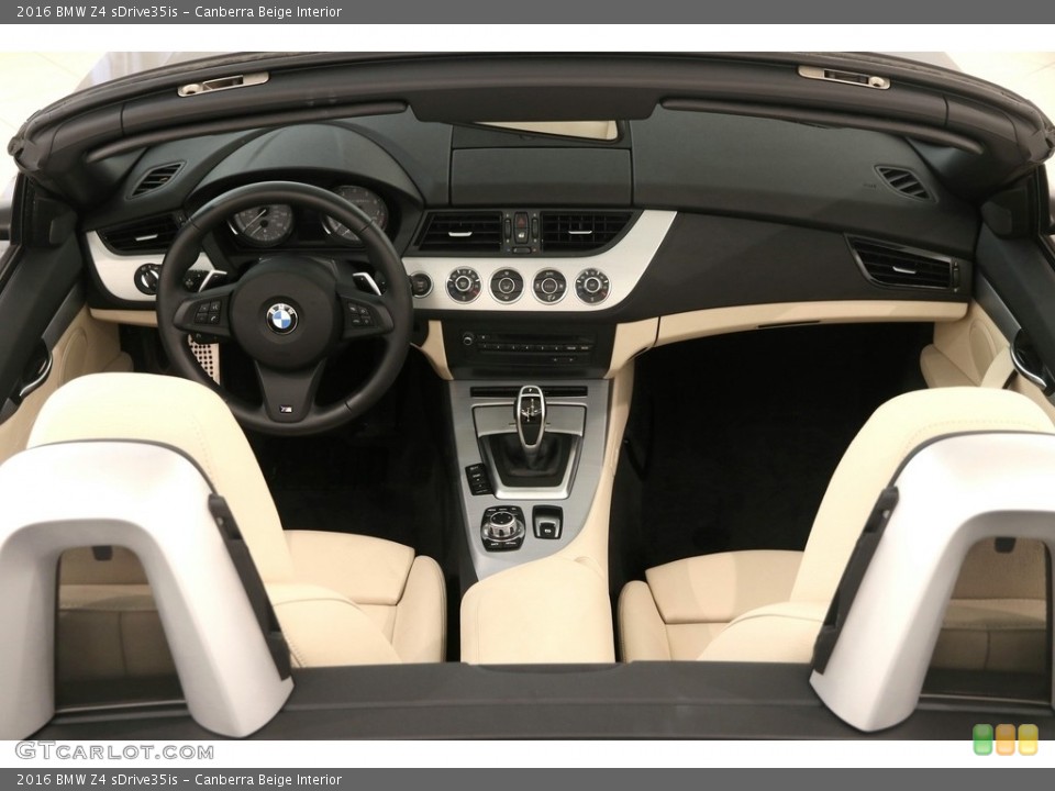 Canberra Beige Interior Dashboard for the 2016 BMW Z4 sDrive35is #121757773