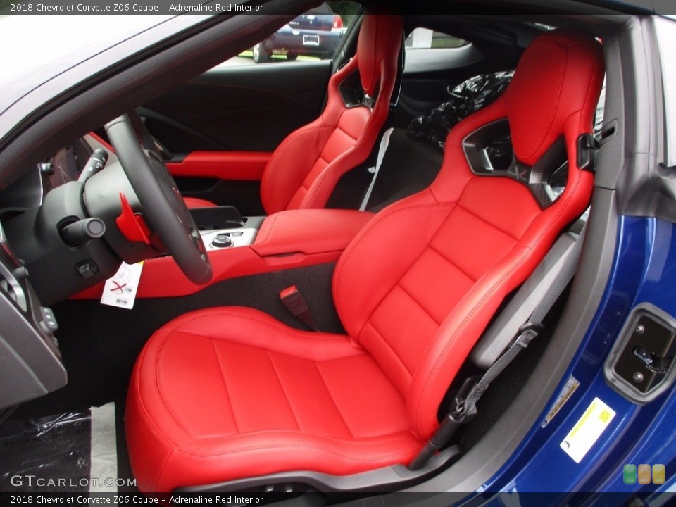 Adrenaline Red Interior Photo for the 2018 Chevrolet Corvette Z06 Coupe #121766241