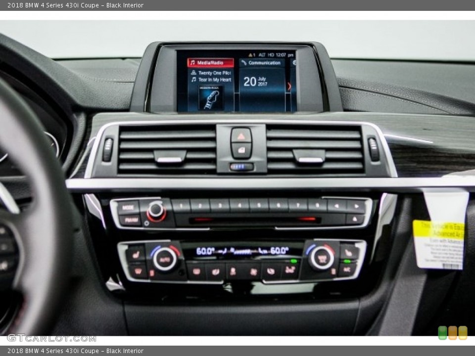 Black Interior Controls for the 2018 BMW 4 Series 430i Coupe #121766426
