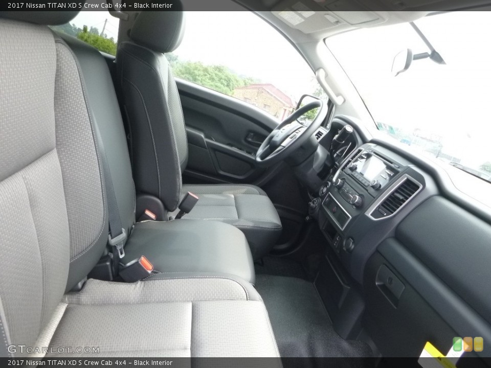 Black Interior Photo for the 2017 Nissan TITAN XD S Crew Cab 4x4 #121783305