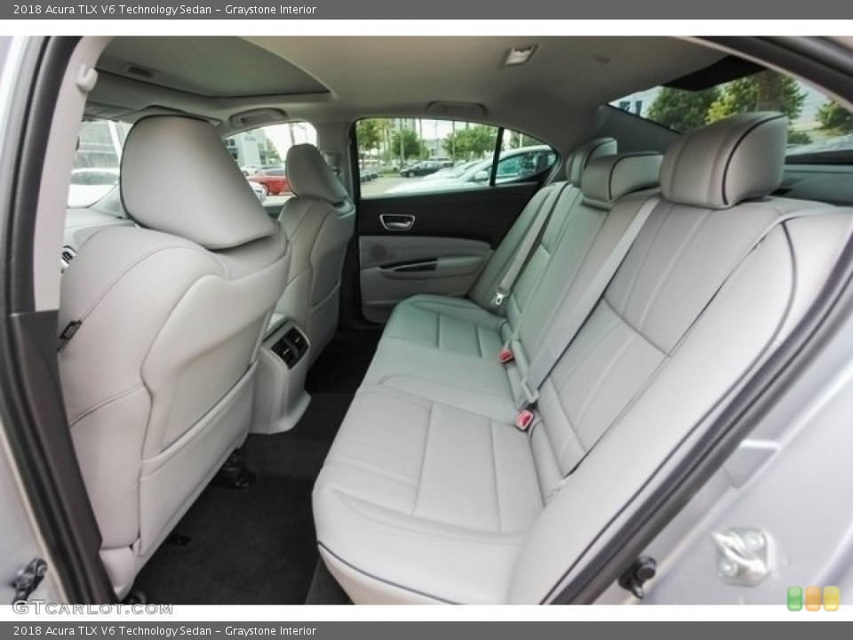 Graystone Interior Rear Seat for the 2018 Acura TLX V6 Technology Sedan #121783788