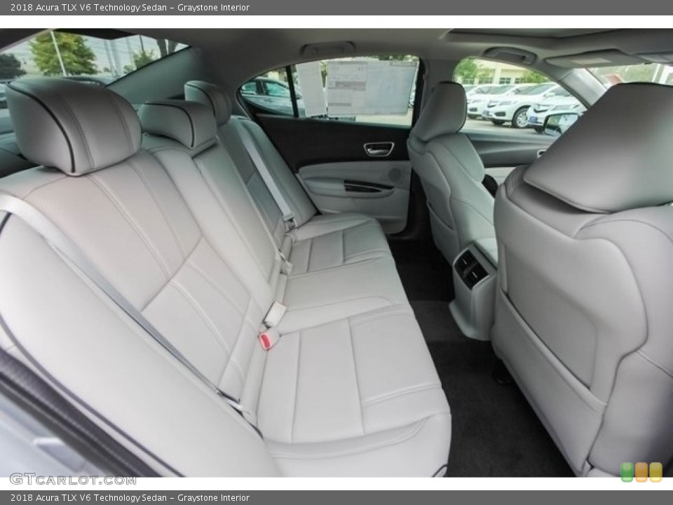 Graystone Interior Rear Seat for the 2018 Acura TLX V6 Technology Sedan #121783839