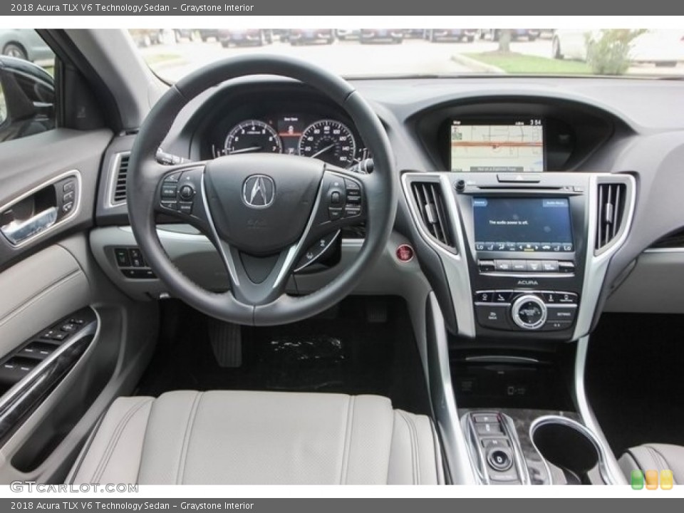 Graystone Interior Dashboard for the 2018 Acura TLX V6 Technology Sedan #121783908