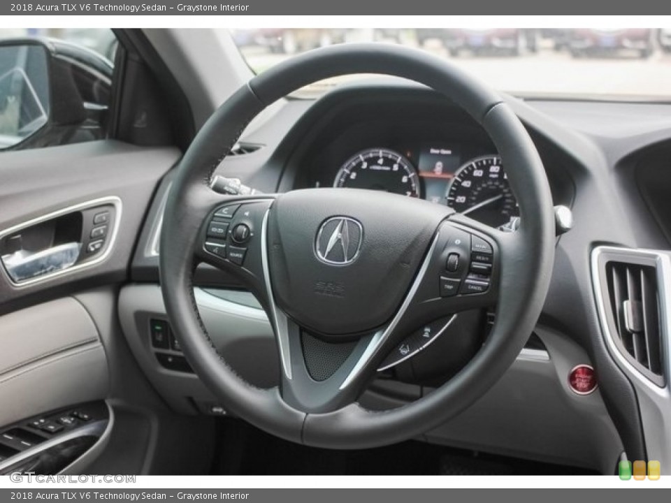 Graystone Interior Steering Wheel for the 2018 Acura TLX V6 Technology Sedan #121783918