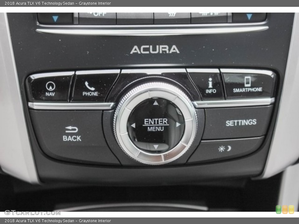 Graystone Interior Controls for the 2018 Acura TLX V6 Technology Sedan #121783979
