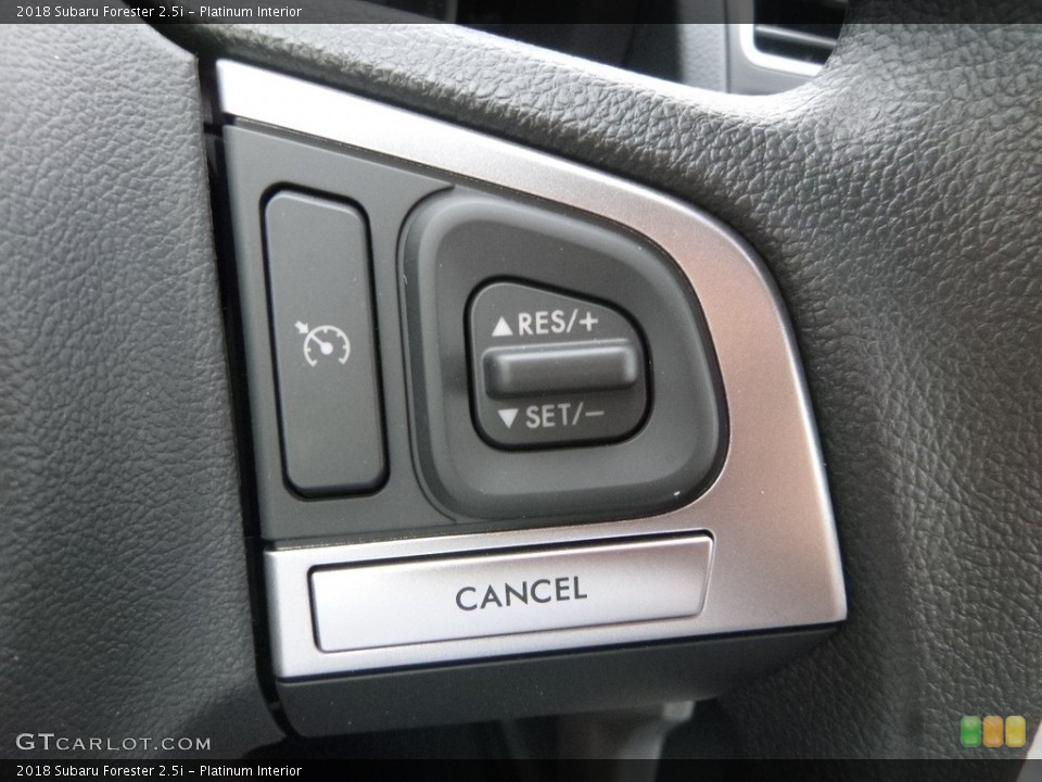 Platinum Interior Controls for the 2018 Subaru Forester 2.5i #121784004