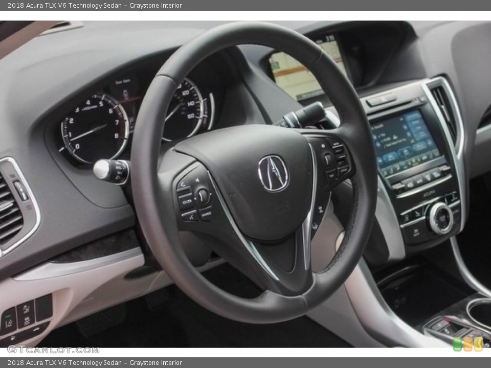 Graystone Interior Steering Wheel for the 2018 Acura TLX V6 Technology Sedan #121784010