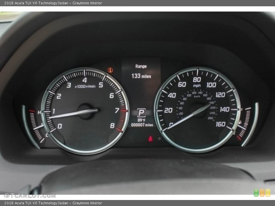 Graystone Interior Gauges for the 2018 Acura TLX V6 Technology Sedan #121784178
